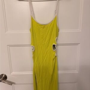 Lime Green Sleeveless Dress